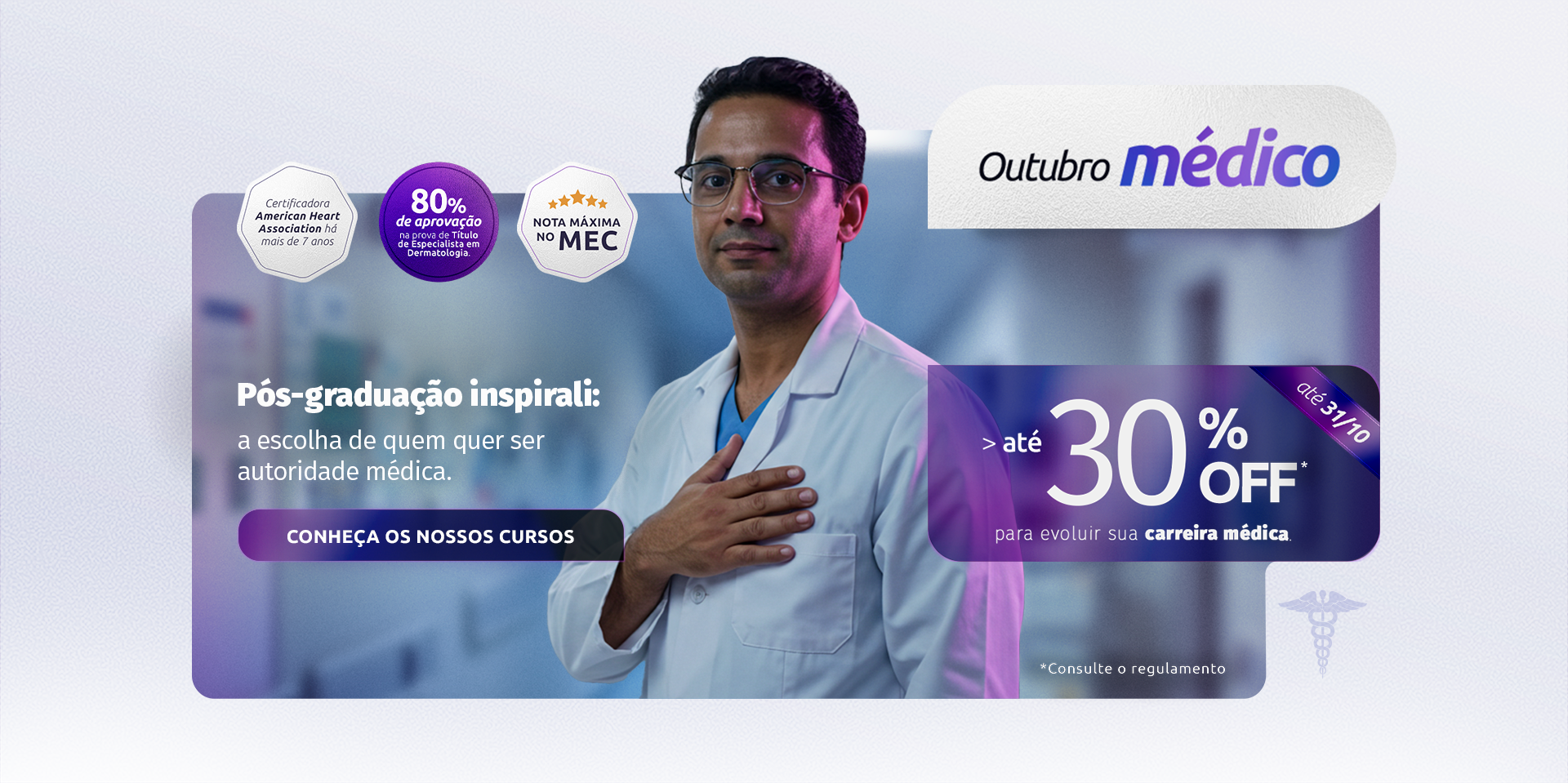 Outubro médico com condições especiais