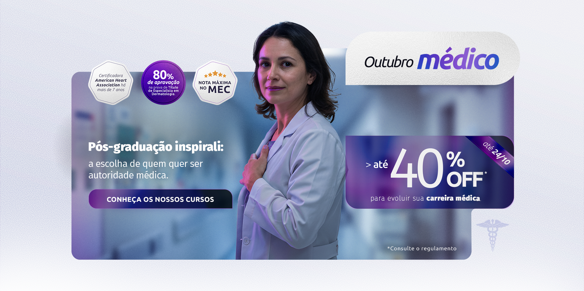 Outubro médico com condições especiais